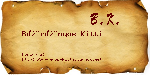 Bárányos Kitti névjegykártya